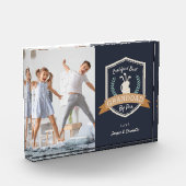 パー最高のの祖父 |ゴルフのおじいちゃん フォトブロック (左)