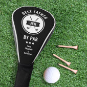 パー最高のゴルファーのゴルフ好きブラックの父親モダン ゴルフヘッドカバー
