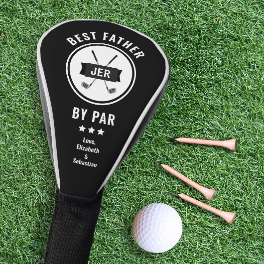 パー最高のゴルファーのゴルフ好きブラックの父親モダン ゴルフヘッドカバー