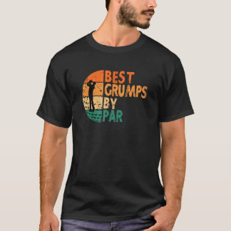 パー最高のゴルフ父のデイゴルフで不平を言う Tシャツ