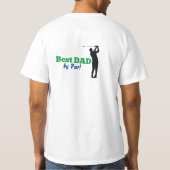 パー最高のパパ!父の日 Tシャツ (裏面)