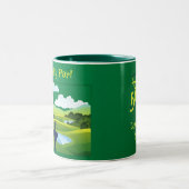 パー最高のパパ!2音式コーヒーマグ ツートーンマグカップ (中央)