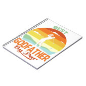 パー最高のファーザーデイゴルフシャツギフトによるゴッドファーザー ノートブック (左側)