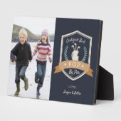 パー最高のポップ・アートの別 |ゴルフのおじいちゃん写真 フォトプラーク (側面)