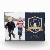 パー最高のポップ・アートの別 |ゴルフのおじいちゃん フォトブロック (正面)