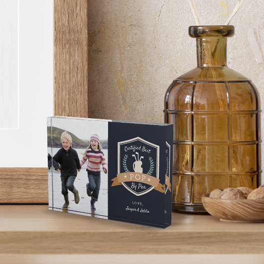 パー最高のポップ・アートの別 |ゴルフのおじいちゃん フォトブロック