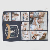 パー最高のポップ・アートの別 |写真のコラージュ ゴルフタオル (横)