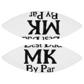 パー最高のモノグラム父の日のrustiによるシンプルパパ アメリカンフットボール (パネル)