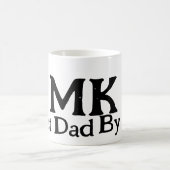 パー最高のモノグラム父の日のrustiによるシンプルパパ コーヒーマグカップ (中央)