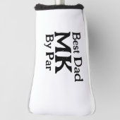 パー最高のモノグラム父の日のrustiによるシンプルパパ ゴルフヘッドカバー (回転90)