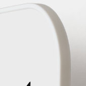 パー最高のモノグラム父の日のrustiによるシンプルパパ ピックルボールラケット (左詳細)