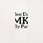 パー最高のモノグラム父の日のrustiによるシンプルパパ ヨガマット (裏面)