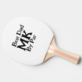 パー最高のモノグラム父の日のrustiによるシンプルパパ 卓球ラケット (横)