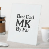 パー最高のモノグラム父の日のrustiによるシンプルパパ 台座サイン (インサイチュ)