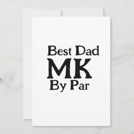 パー最高のモノグラム父の日のrustiによるシンプルパパ 招待状