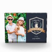 パー最高のーでオパ |ゴルフのおじいちゃん フォトブロック (正面)