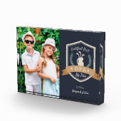 パー最高のーでオパ |ゴルフのおじいちゃん フォトブロック (右)