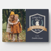 パー最高のーによる非NO |ゴルフのおじいちゃん写真 フォトプラーク (正面)