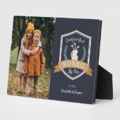 パー最高のーによる非NO |ゴルフのおじいちゃん写真 フォトプラーク (側面)