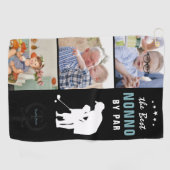 パー最高のーによる非NO |モノグラムフォトコラージュ ゴルフタオル (横)