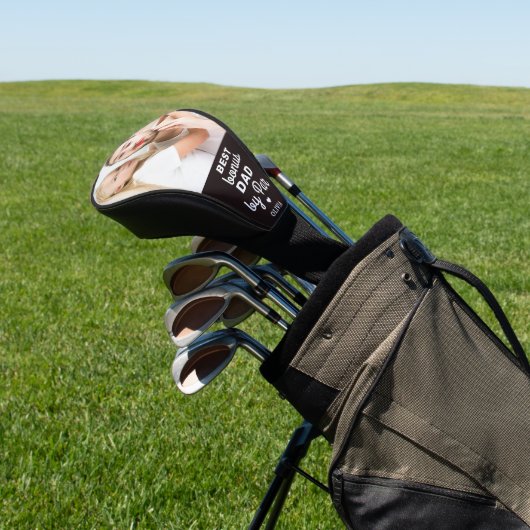 パー最高のー写真お父さんの日カスタムのボーナスパパ ゴルフヘッドカバー (インサイチュ)