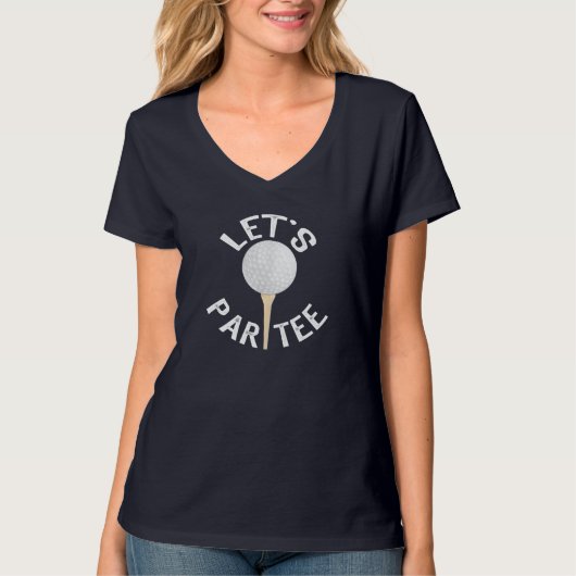 パー・ゴルフおもしろいしよう Tシャツ (正面)