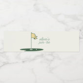 パー – ティーゴルフテーマ水瓶ラベル ペットボトルラベル (シングルラベル)