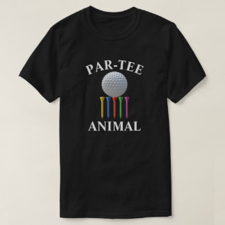 パー・ティー・アニマル・ゴルフTシャツ Tシャツ