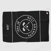 パー・バイ・パー最高のじいちゃん | ゴルフユーモア ゴルフ ゴルフタオル (横)