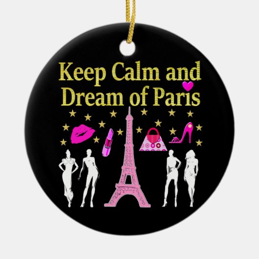 パ保リの穏やかな夢 セラミックオーナメント (正面)