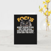 パ保ーを暗くしないで目をゴールに集中させる カード (黄色い花)