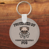 パ保護ッグで キーホルダー (正面)