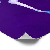 パ信じステルの水の色でユニコーン ポスター (角)