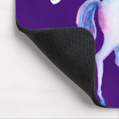 パ信じステルの水の色でユニコーン マウスパッド (コーナー)