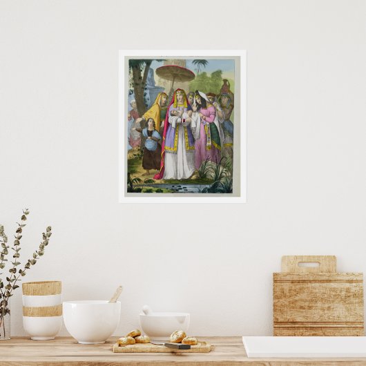 パ救ロの娘のモーセは聖書の宣伝から ポスター (キッチン)