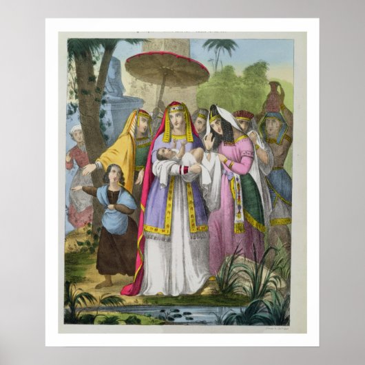 パ救ロの娘のモーセは聖書の宣伝から ポスター (正面)