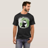 パ救ンダ環境切手 Tシャツ (正面フル)