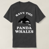 パ救ンダ鯨1 Tシャツ (デザイン正面)