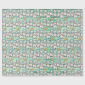 パ数々のップ板のギフト包装紙 ラッピングペーパー (フラット)