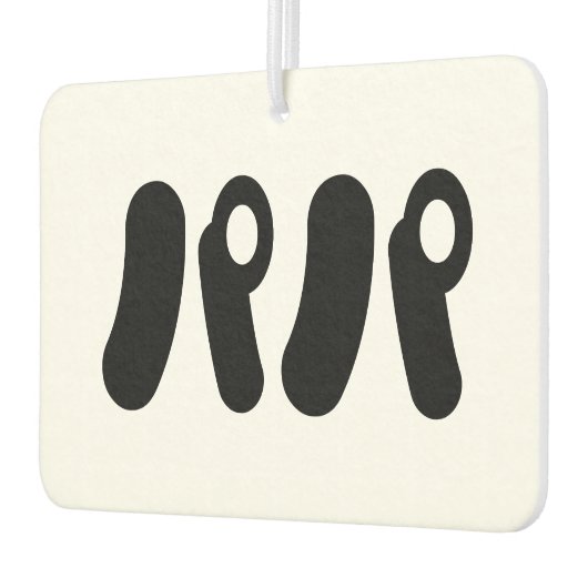 パ日本のパパパ |日本語 カーエアーフレッシュナー (左)