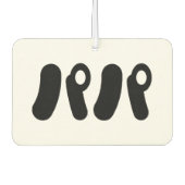 パ日本のパパパ |日本語 カーエアーフレッシュナー (正面)