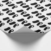 パ日本のパパパ |日本語 ラッピングペーパー (角)