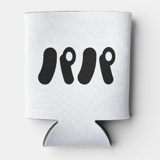 パ日本のパパパ |日本語 缶クーラー (正面)