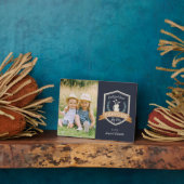 パ最高のップー |ゴルフのおじいちゃん フォトプラーク (側面)