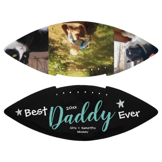 パ最高のパが3人のフォトフットボール アメリカンフットボール (パネル)