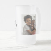 パ最高のパの日の写真 フロストグラスビールジョッキ (正面右)