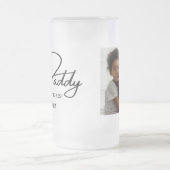 パ最高のパの日の写真 フロストグラスビールジョッキ (中央)