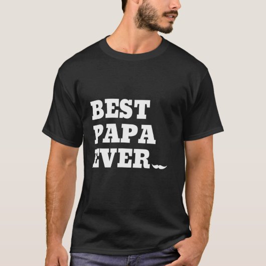 パ最高のパパ Tシャツ (正面)