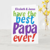 パ最高のパーエバーファーズデイカスタム カード (黄色い花)