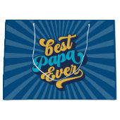 パ最高のパー・エバー・ファーザー・デイ ラージペーパーバッグ (正面)